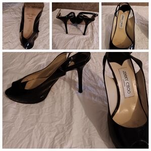 Jimmy Choo Black Stiletto Heels